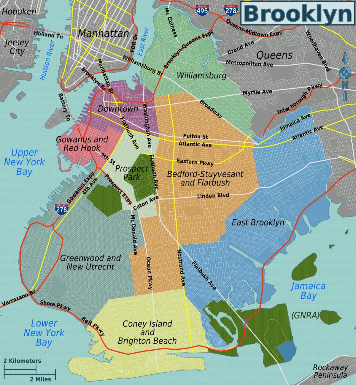Brooklyn district map