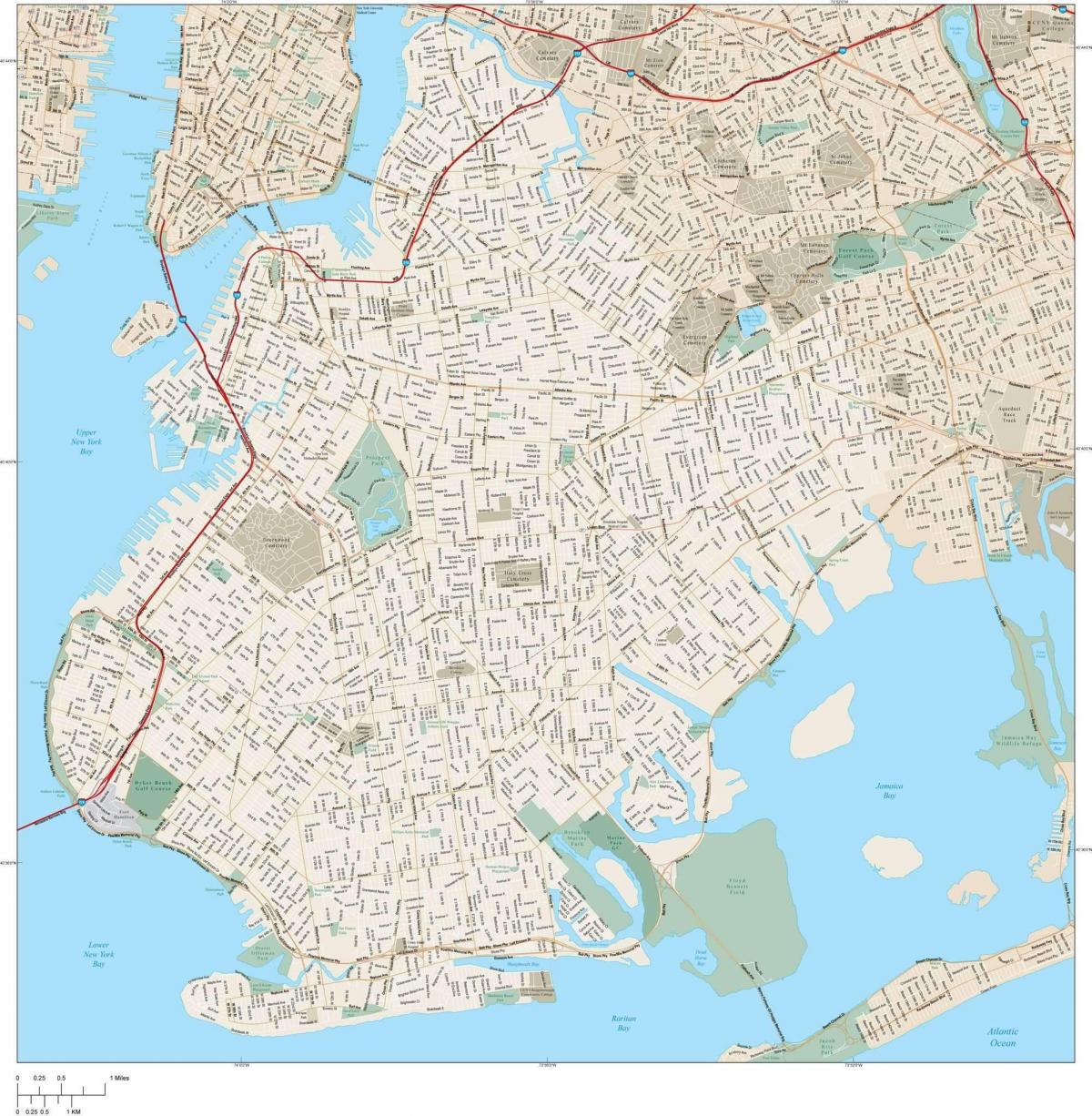 Brooklyn city map