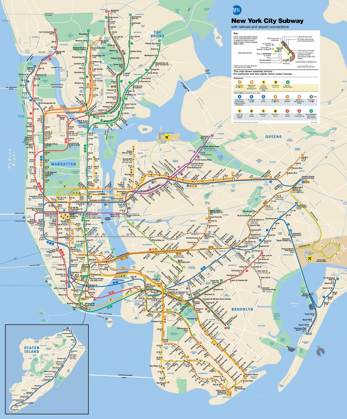 Brooklyn metro stations map