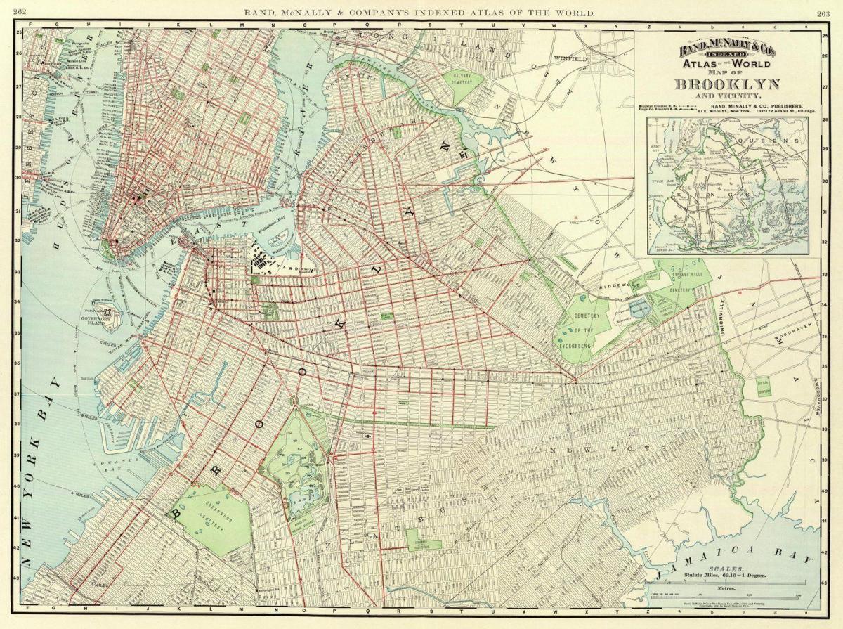 Brooklyn antique map